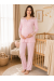 Effortt 8018 Pudra Pembe Dantel Detaylı Lohusa Pijama Takımı Effortt 8018 Pudra Pembe Dantel Detaylı Lohusa Pijama Takımı